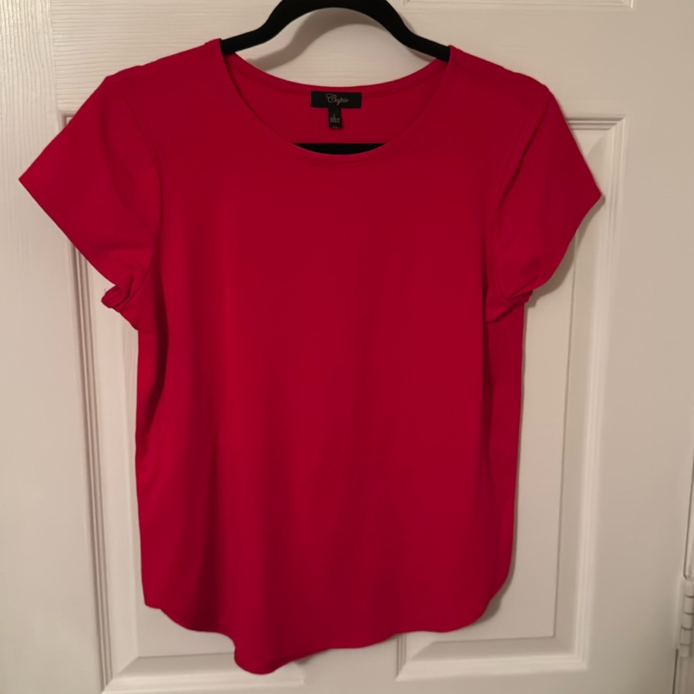 Cupio Blouse Size L Color Red